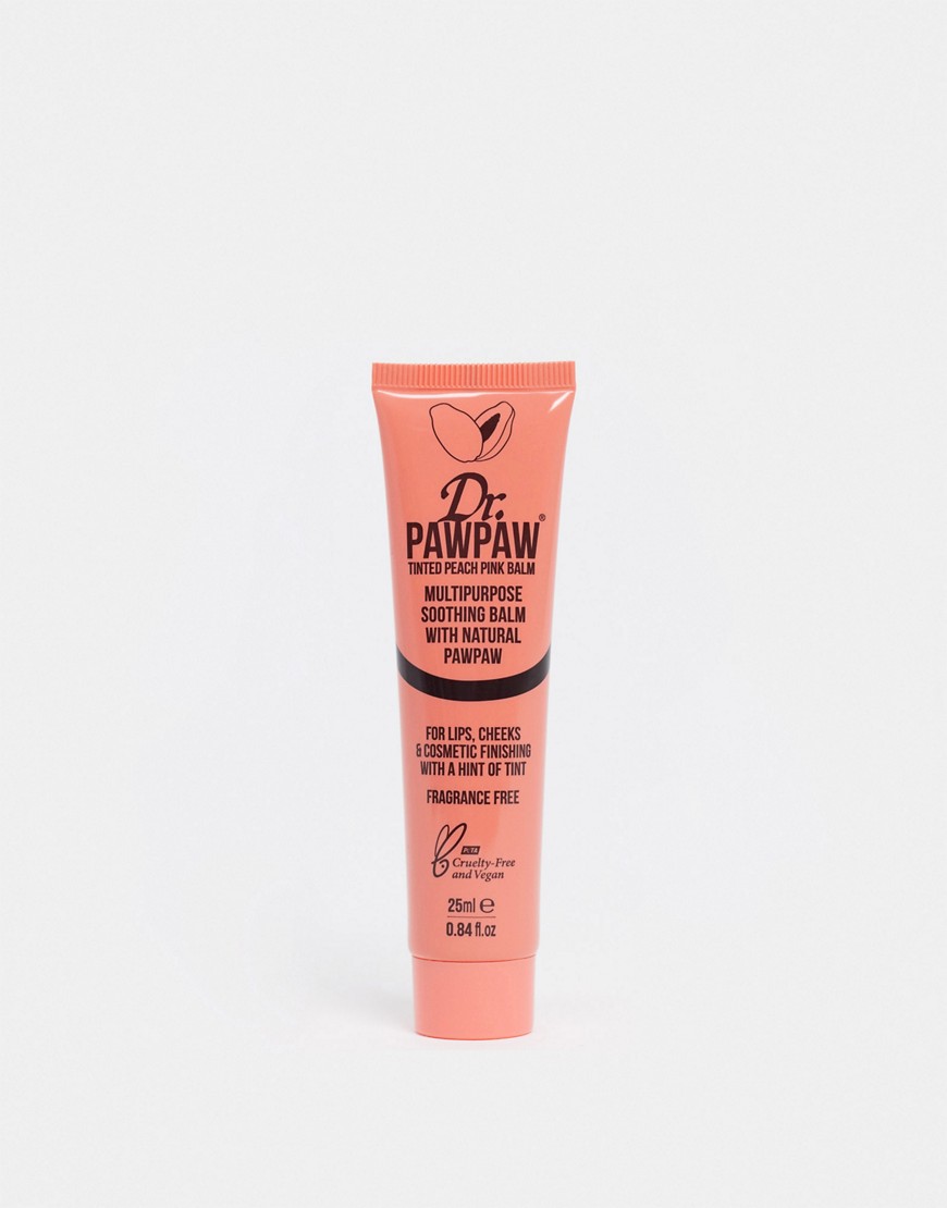 Dr Paw Paw Dr. PAWPAW Tinted Peach Pink Multipurpose Balm 25ml-Clear