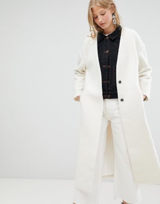 off white duster coat