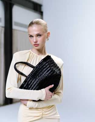 Dragon Diffusion Bamboo Triple Jump small woven leather bag in