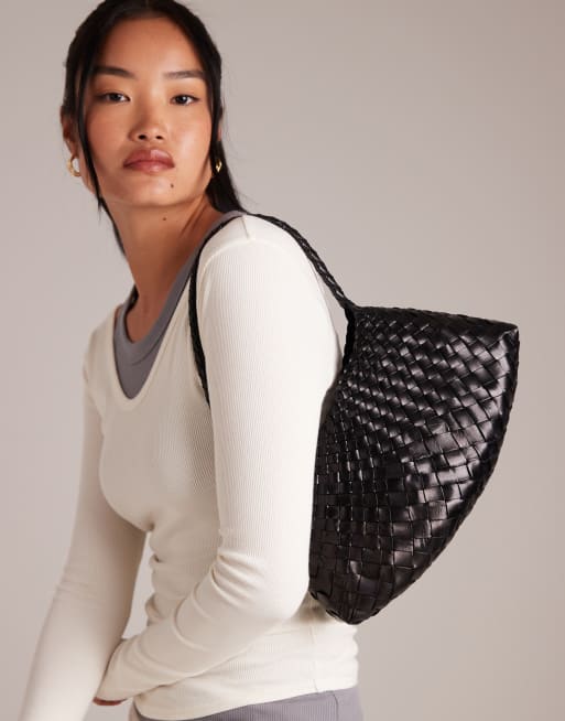 Dragon diffusion rosanna ブラック Dragon Diffusion - Rosanna Black Woven Leather Bag