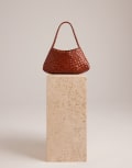 [Dragon Diffusion] Dragon Diffusion Rosanna woven leather shoulder bag in tan-Brown No Size TAN