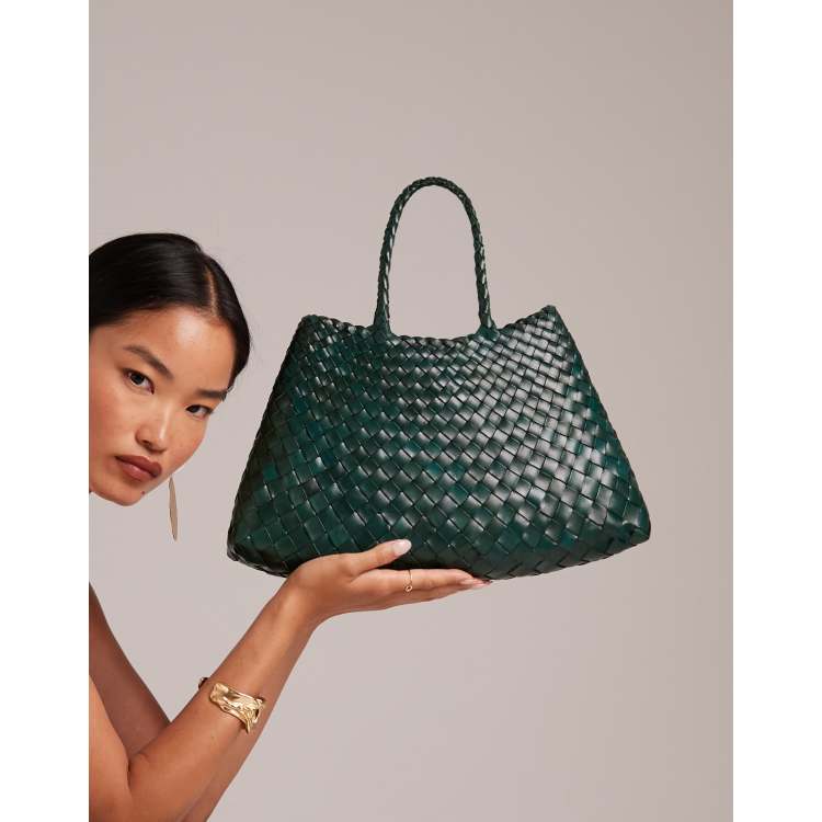 ショルダーバッグ・ポシェット DRAGON DIFFUSION Woman Crossbody bags Green 8022 FOREST Dragon Diffusion - Grace Basket Small Forest Green