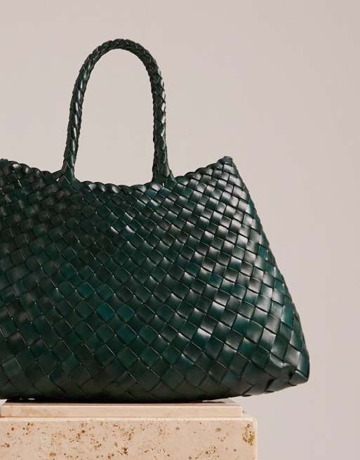 ショルダーバッグ・ポシェット DRAGON DIFFUSION Woman Crossbody bags Green 8022 FOREST Dragon Diffusion - Grace Basket Small Forest Green