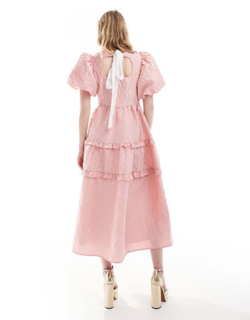 ワンピース DREAM sisterjane Grape Jaguard CamiDress Sister Jane Dream Grape Floral-Brocade Cami Dress – High-End