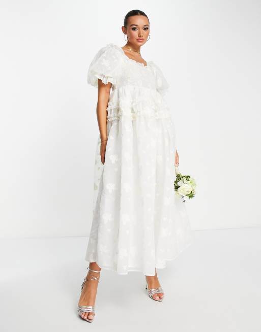 White 2024 organza dress