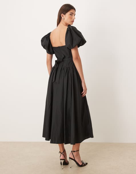 Black Formal Midi Dresses | ASOS