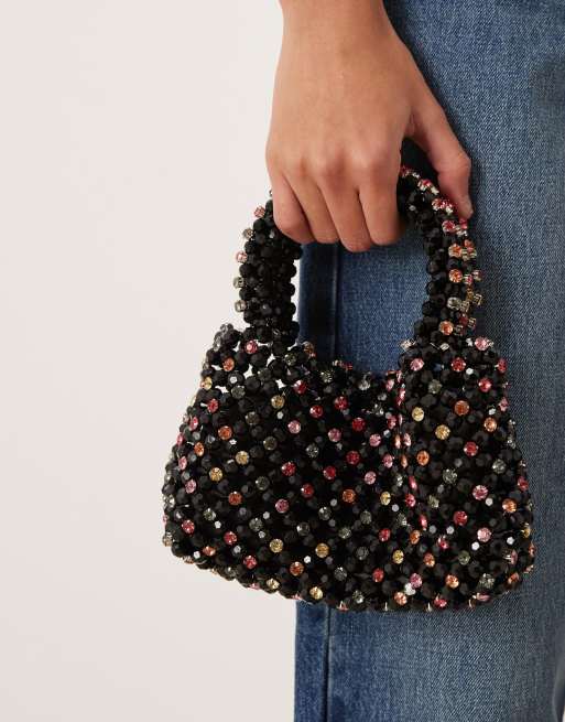 Dream Sister Jane Elsewhere beaded bag in black, 4 of 4