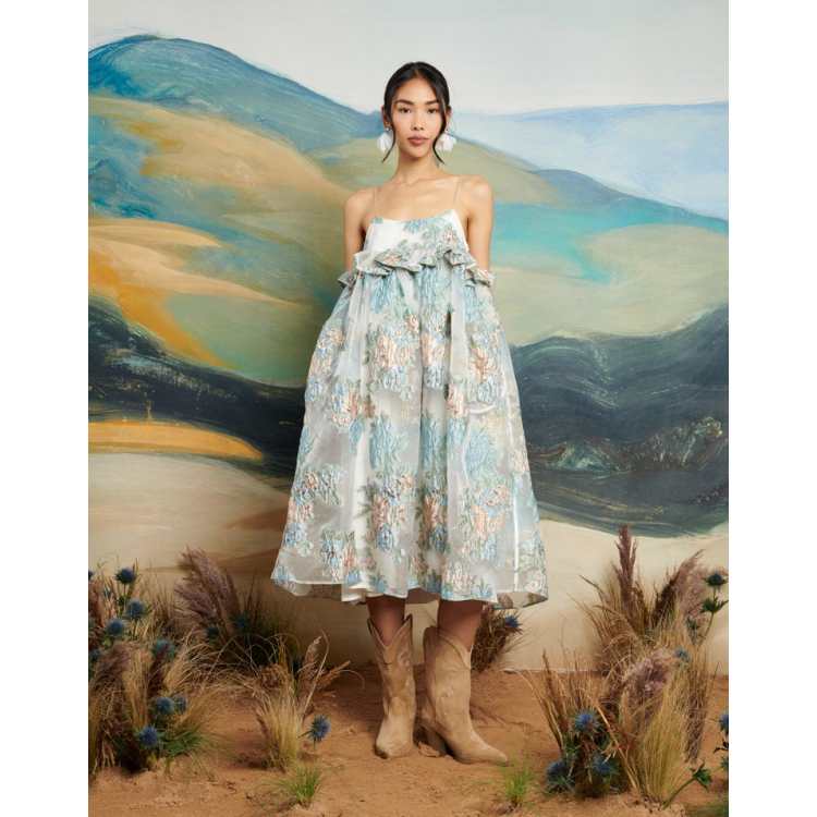 新作 英国発 Sister Jane限定 DREAM Oriole Jacquard Maxi Dress Sister Jane Dream Oriole Jacquard Maxi Dress | Lyst