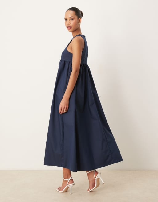 ワンピース Floral Jacquard Camisole Dress - navy MM24FW-DR510NV-04?$VS_1500$