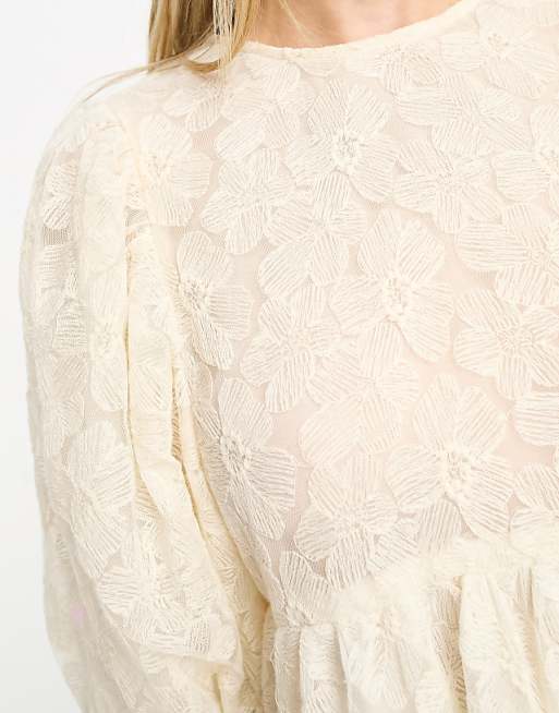 Dream Sister Jane floral lace midaxi dress in ivory | ASOS Dream Sister Jane floral lace midaxi dress in ivory | ASOS