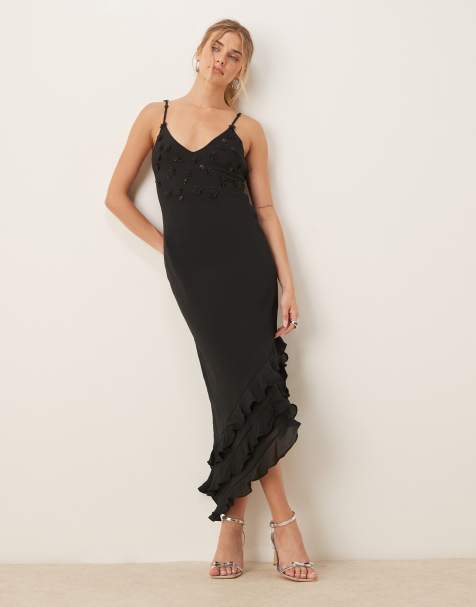 Dream Sister Jane Forget Me Not Asymmetric dress in black - view 1