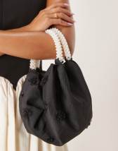 【sister jane】Dream Sister Jane pearl handle バッグ BLACK Sister Jane Dream Pearl Handle Bag in Black | Lyst UK