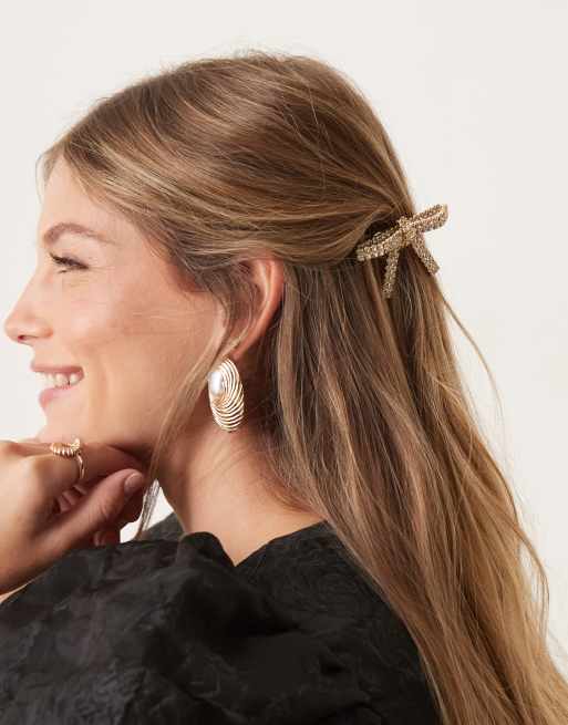 Dream Sister Jane - Haarspelden met strikvorm in goud, 3 van 3