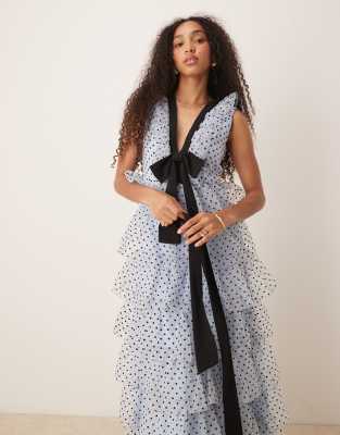 Sister Jane Dream  Haven Ruffle Midi Dress