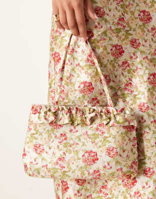 Sister Jane Dream  Jacquard Frill Detail Bag In Multi