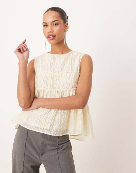 Dream Sister Jane jacquard top in pastel yellow - view 1