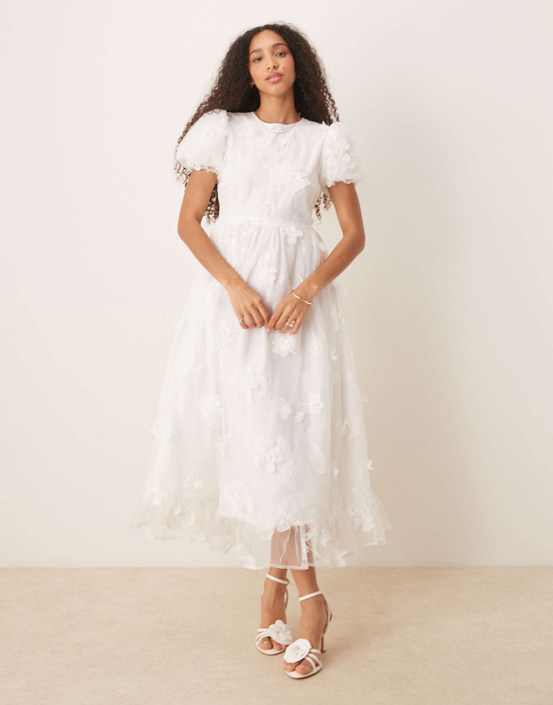 dream sister jane jasmine embroidered maxi dress in white