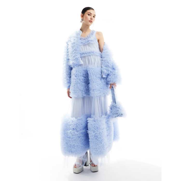 DREAM Sister Jane Lillie tulle midi dress in baby blue - part of a