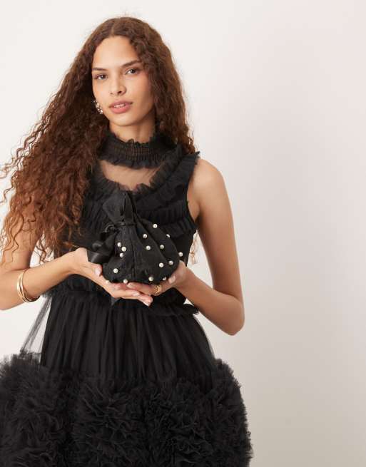 【sister jane】Dream Sister Jane pearl handle バッグ BLACK Dream Sister Jane pearl handle bag in black | ASOS