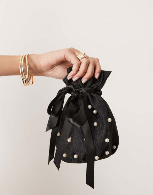 【sister jane】Dream Sister Jane pearl handle バッグ BLACK Dream Sister Jane pearl handle bag in black | ASOS