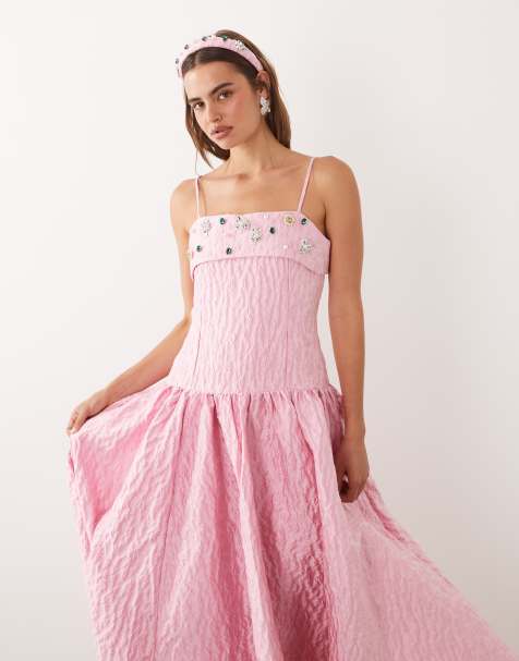 Dream Sister Jane Posy jacquard set in pink - view 1