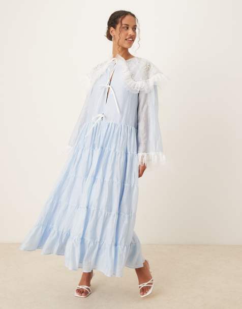 Dream Sister Jane Primrose maxi dress in light blue