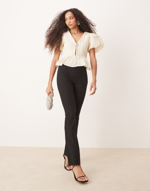 Dream Sister Jane puff sleeve top in pearl ivory | ASOS