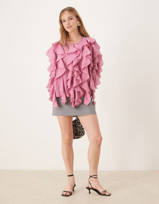 トップス DREAM sister jane twinkle floral rufful DREAM sister jane twinkle floral rufful DREAM SISTER JANE