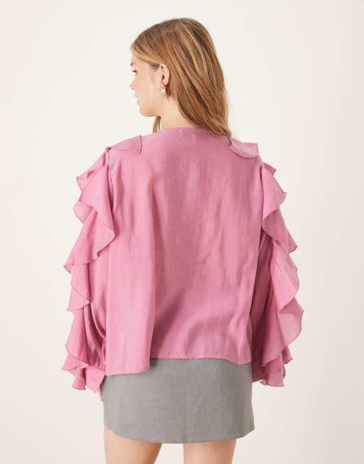 トップス DREAM sister jane twinkle floral rufful DREAM sister jane twinkle floral rufful DREAM SISTER JANE