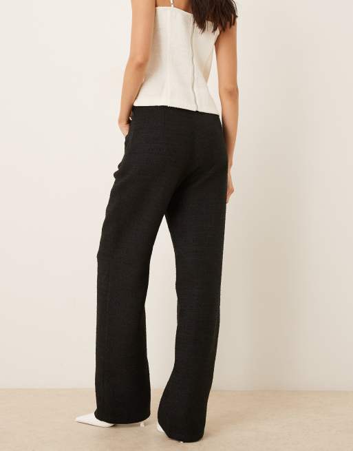 Dream Sister Jane Showgirls tweed pants in black - part of a