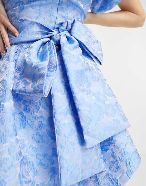 Dream Sister Jane - Vestito corto blu a palloncino, 4 di 4
