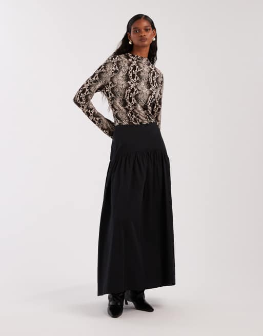 drop waist maxis AW
