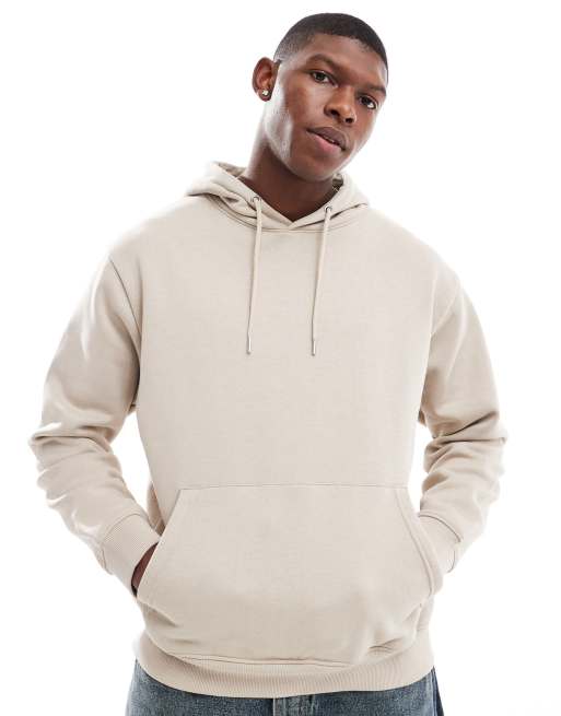 DTT - Beige pullover-hættetrøje