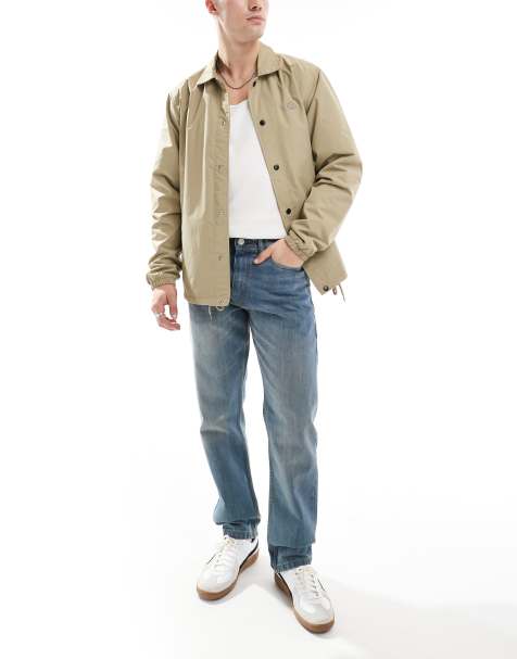 DTT – Ciemnoniebieskie sztywne jeansy o prostym kroju w stylu vintage - view 1