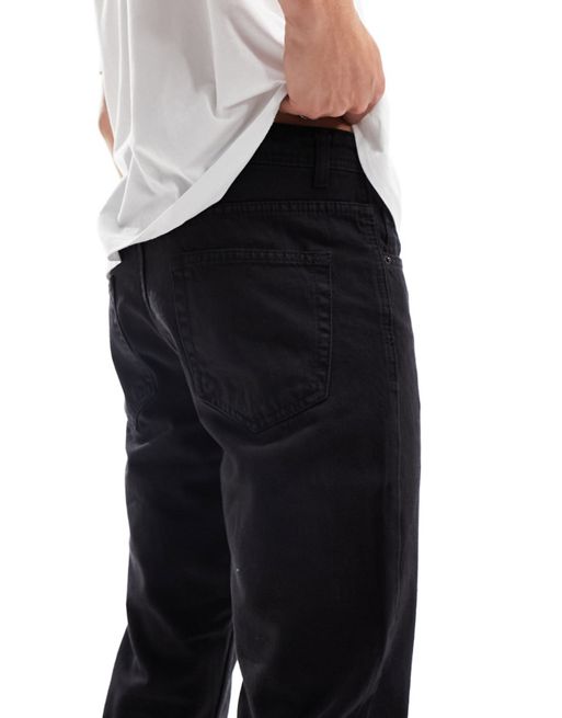 Pantalones clásicos Tapered Fit, Negro