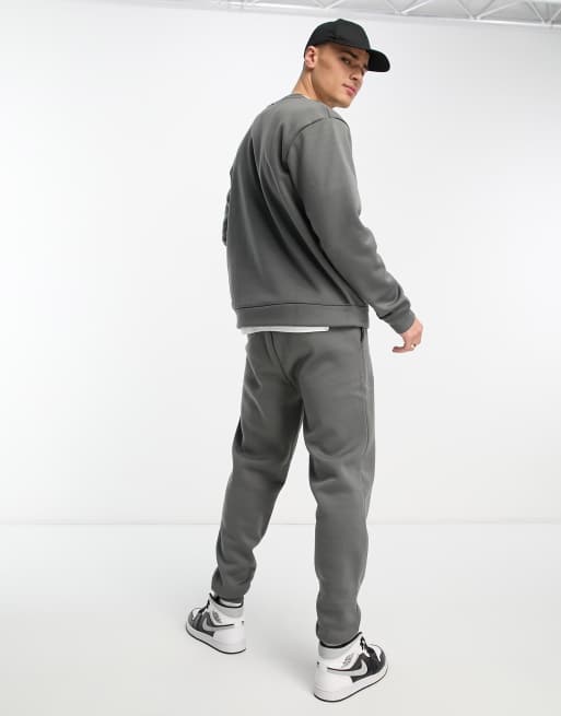 Mens crew neck online tracksuit