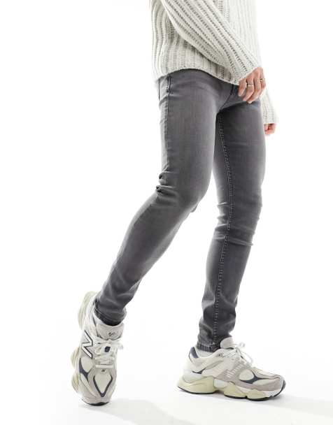DTT - Grå skinny-jeans med stretch - view 1