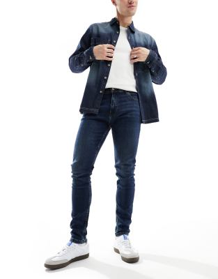 Jean Skinny Miss Me – Bleu Foncé Stretch – Taille 25 X 27 – Neuf Avec étiquettes