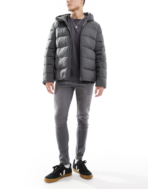 DTT - Jeans super skinny elasticizzati grigi
