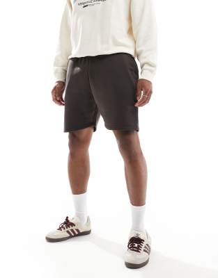 DTT jersey shorts in brown