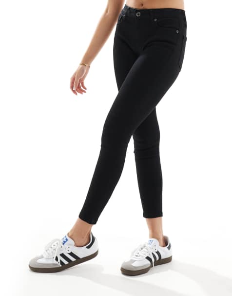 DTT - Jo - Jean skinny taille mi-haute - Noir - view 1
