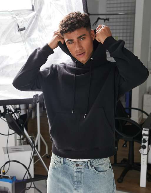 DTT – Kapuzenpullover in Schwarz 