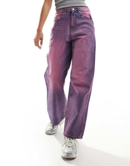 DTT – Lila, tvättade och baggy jeans i boyfriend-modell, 4 av 5