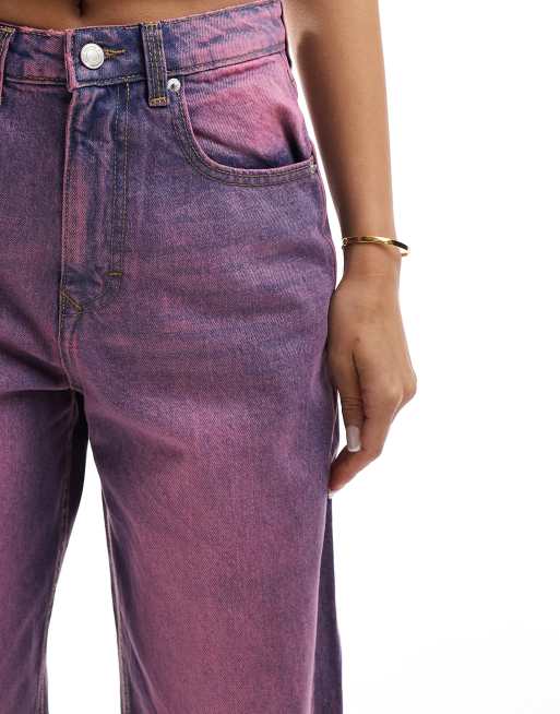 DTT – Lila, tvättade och baggy jeans i boyfriend-modell, 5 av 5