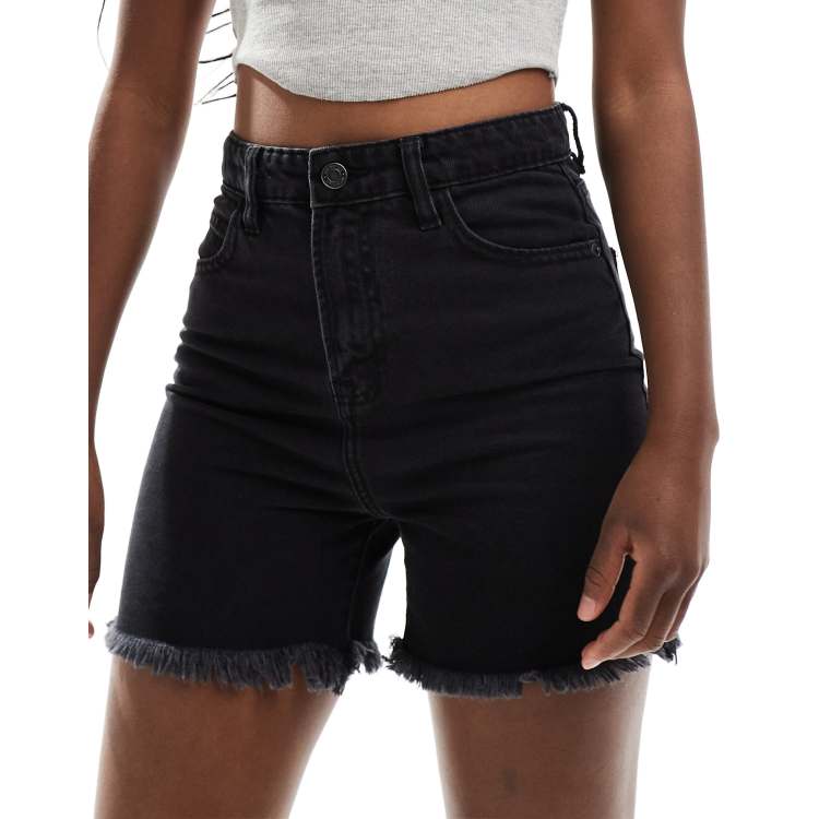 NWT ASOS Shorts Black Raw hotsell Hem Sz 32