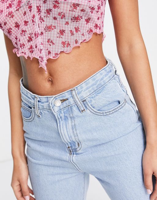DTT Petite Lou mom jeans in light blue wash Don't think twice, Women's  Fashion, Bottoms, Jeans & Leggings on Carousell