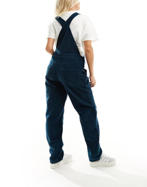 DTT Maternity - Ivy - Blå overalls i fløjl, 3 af 4