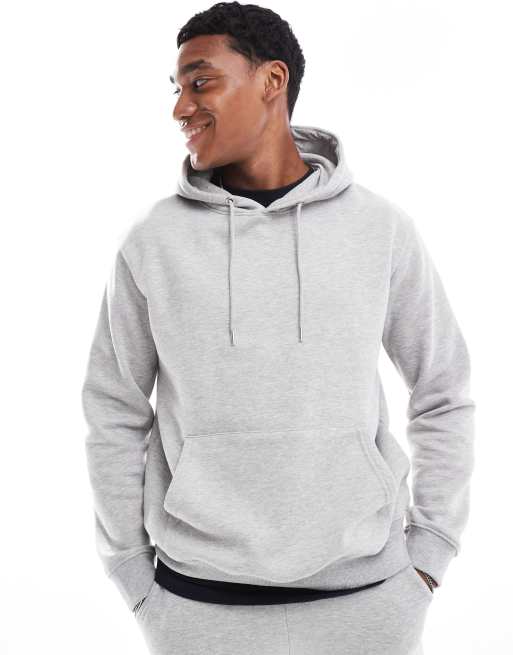 DTT overhead hoodie in light gray heather