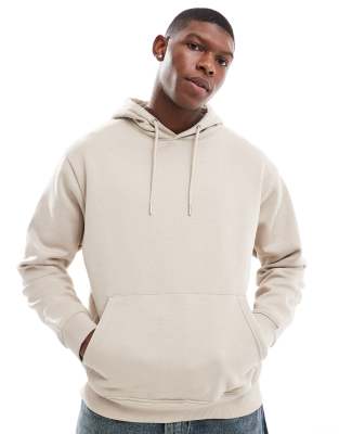 DTT overhead hoodie in stone-Neutral