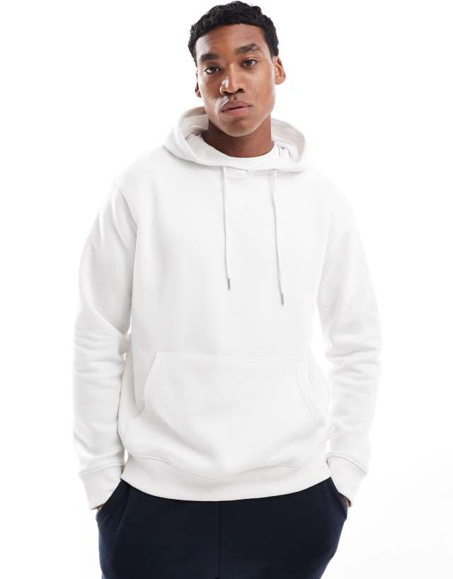 Don't Think Twice - DTT overhead hoodie in white